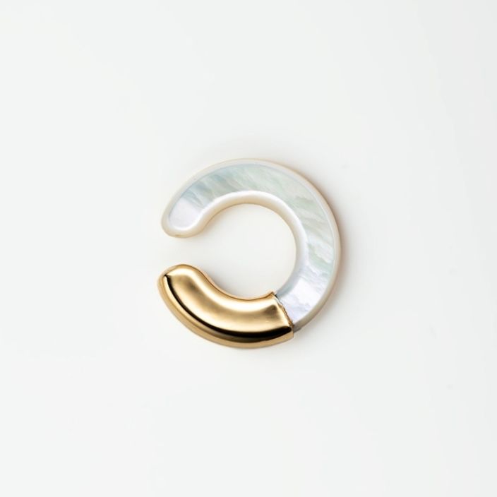 【お取り寄せ注文可能】Ukishima Cream Ear Cuff(片耳用）