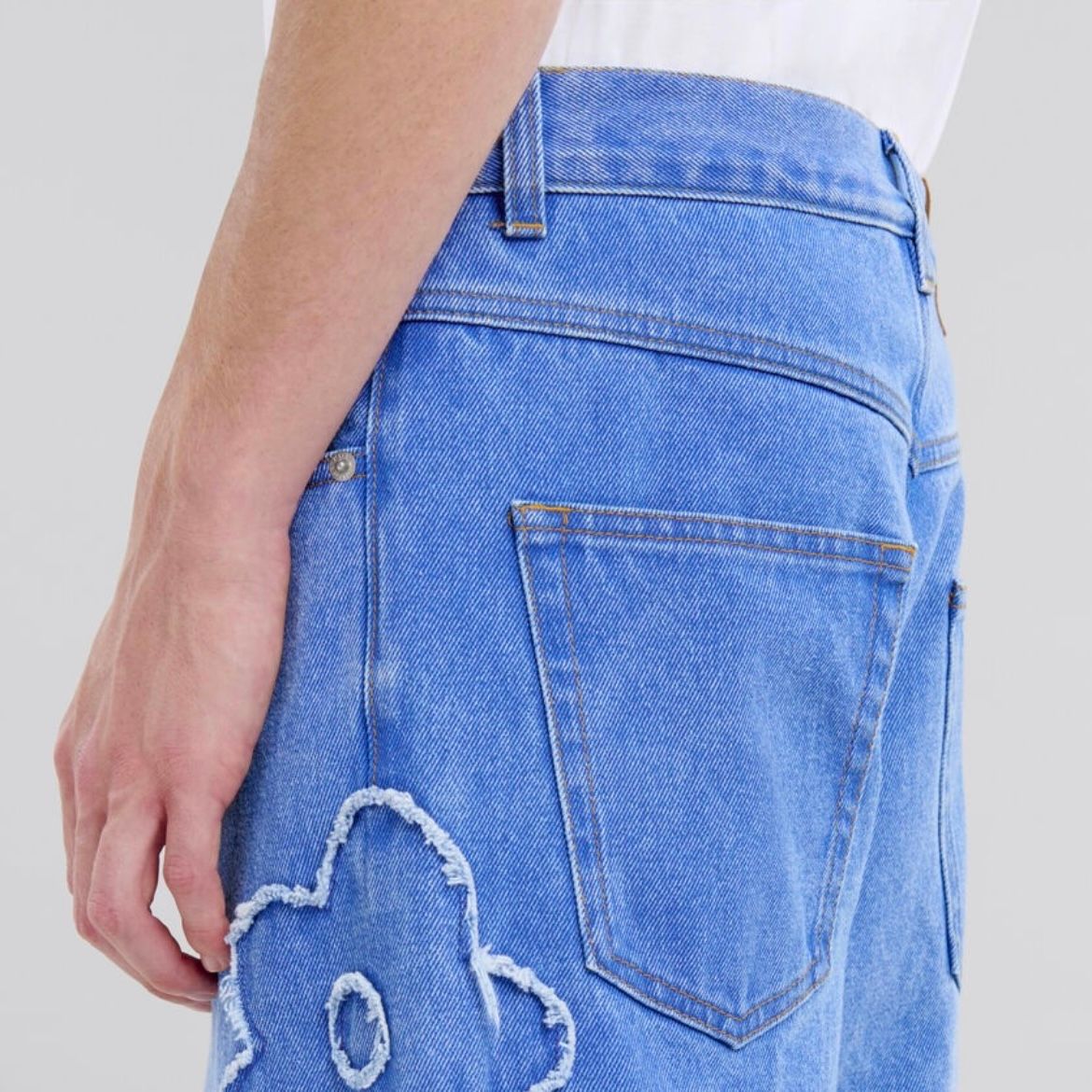 MARNI - 【残り一点】Patched Coated Organic Denim Trousers