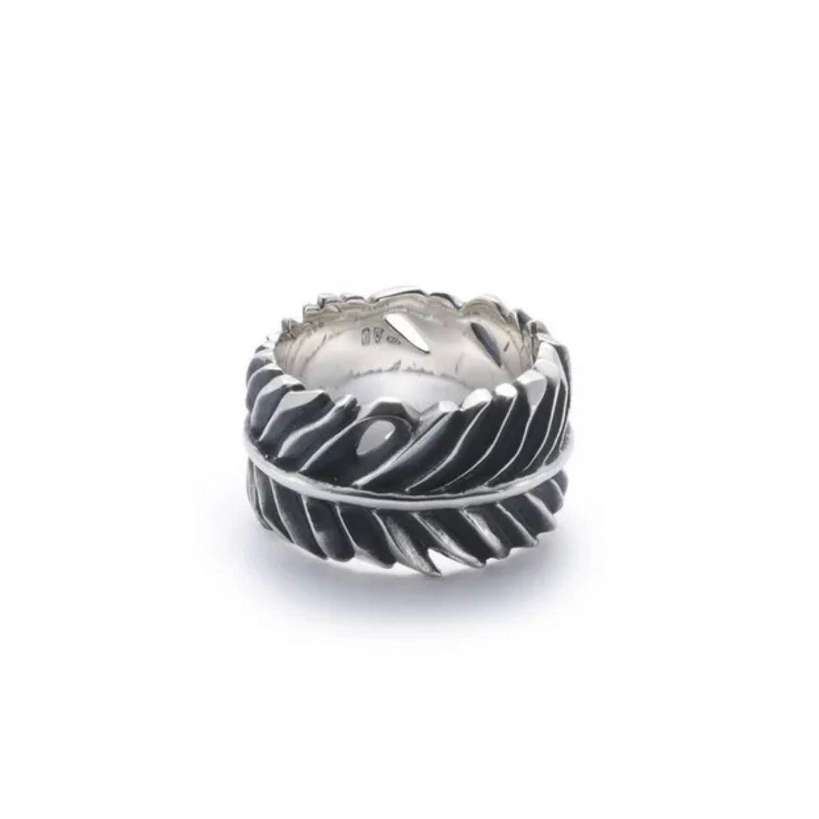 【お取り寄せ注文可能】Eagle Feather Ring L(SILVER)