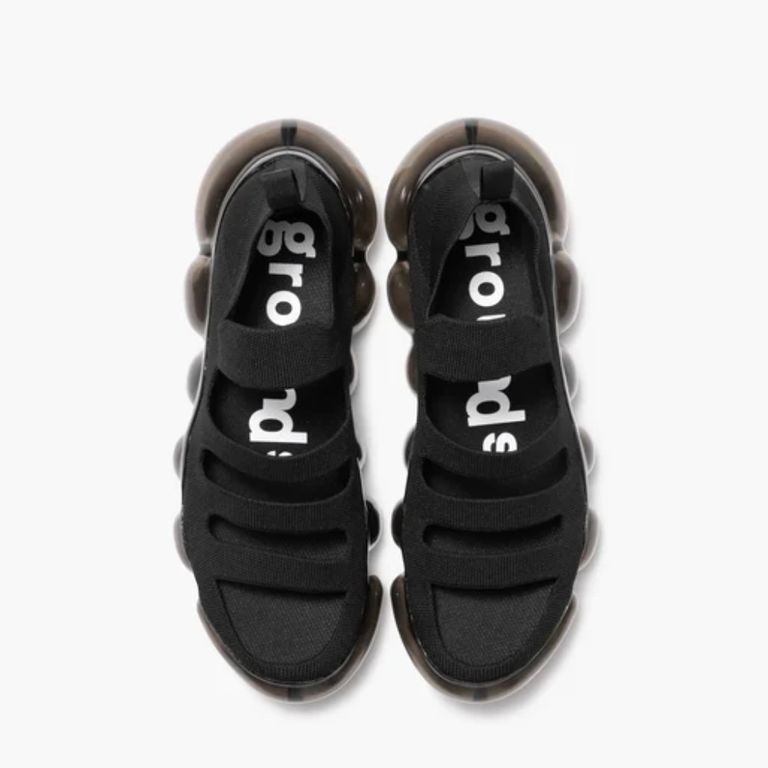 grounds - 【残り一点】Jewelry XS1 Sandal(BLACK×BLACK) | ACRMTSM 