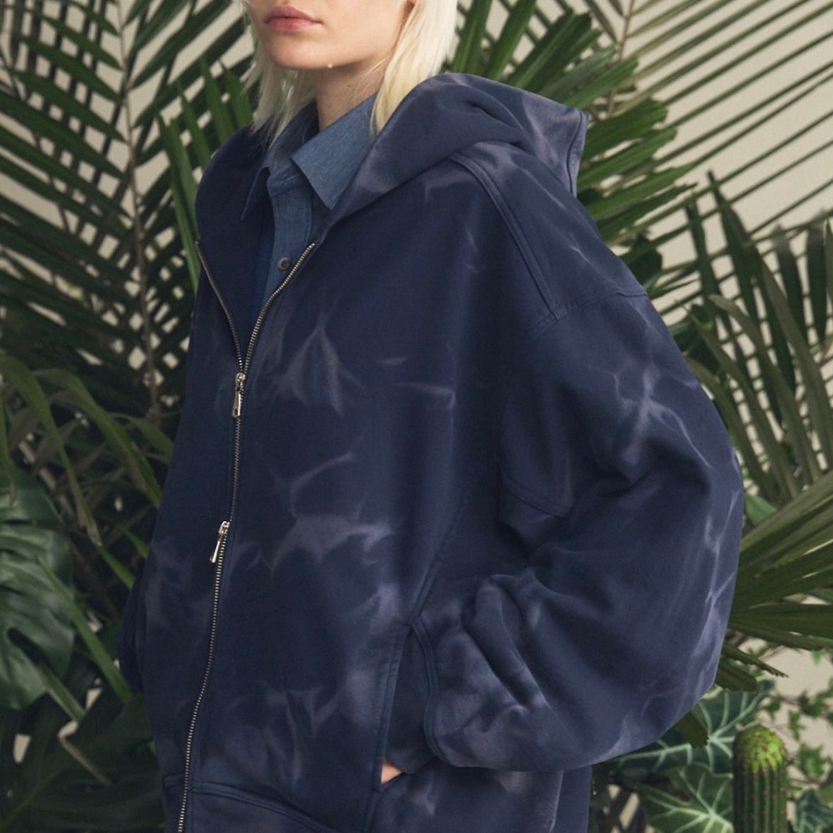 【残り一点】Sun-fade Prime-Over Sweat Zip Hoodie