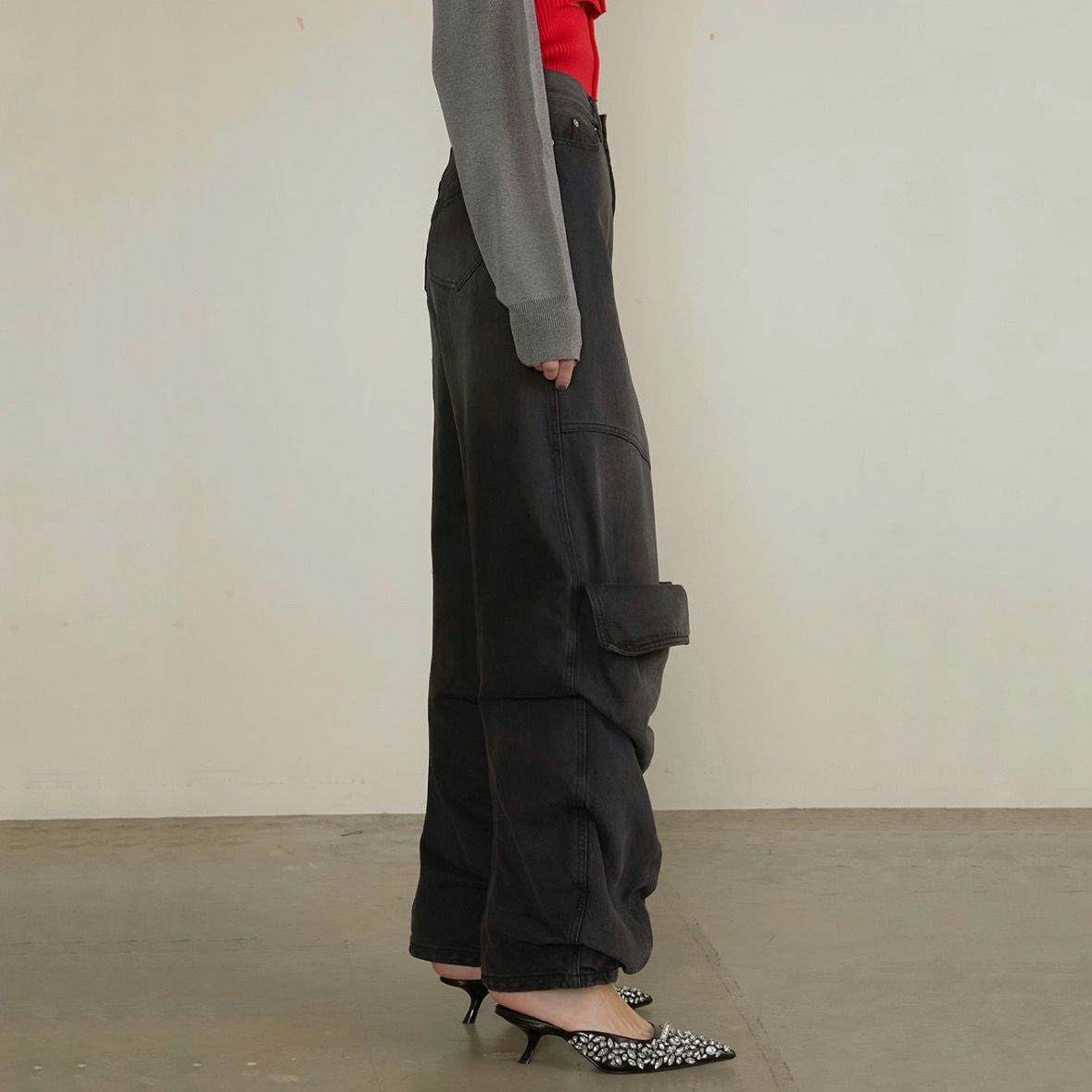 【残り一点】Fake Boots Denim