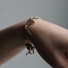 【残りわずか】Multi Heart Razor Bracelet(GOLD)