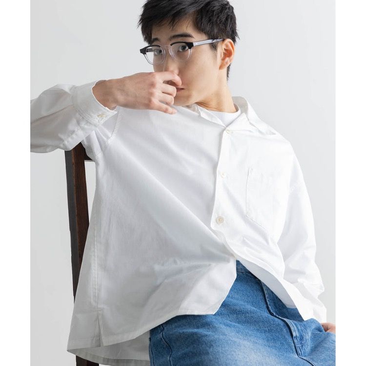 【残り一点】Thomas Mason Open Collar Shirt