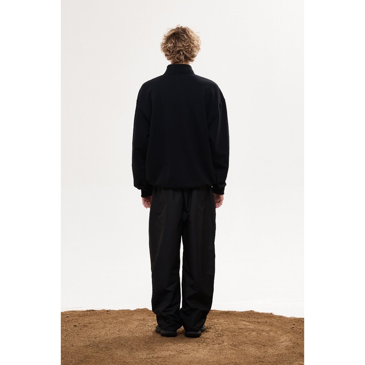 【残り一点】Bio Washed Easy Half Zip Sweat Shirts