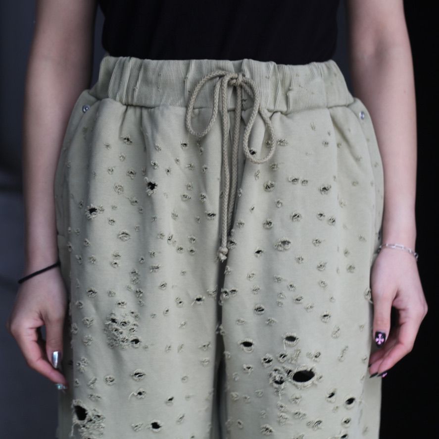 【残り一点】Damaged Baggy Sweat Pants