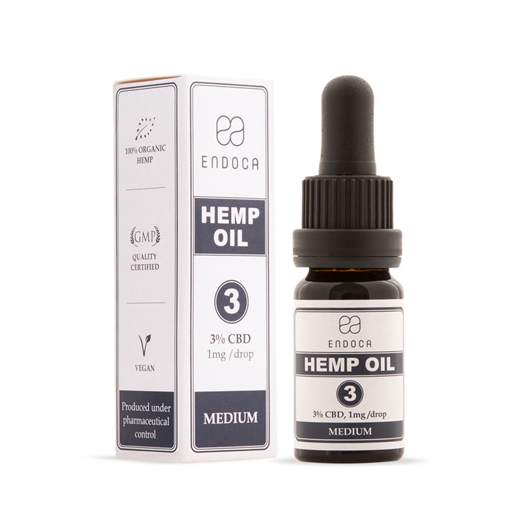 ENDOCA - 【残りわずか】Hemp Oil Drops CBD(300mg/3%) | ACRMTSM