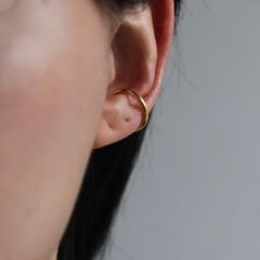 【再販売通知受付可能】Twin Medi Ear Cuff(GOLD)