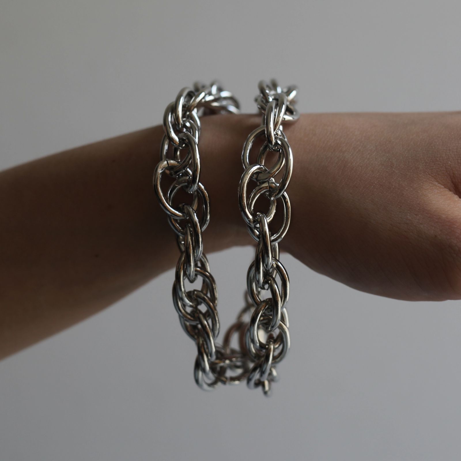 【残りわずか】W Chain Bracelet