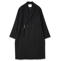 【残り一点】Lamb Wool Melton Tie Locken Long Chester Coat
