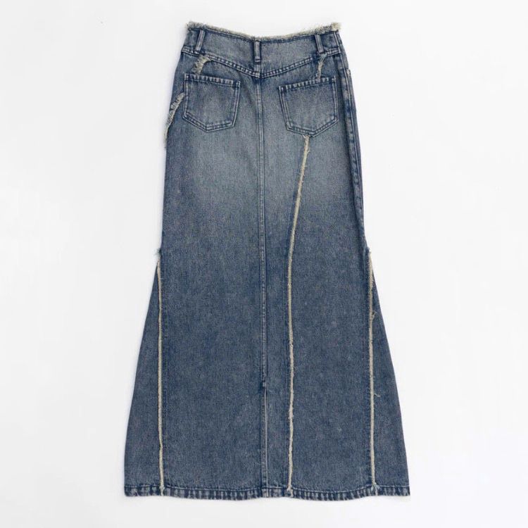 【残り一点】Cellulose Denim Maxi Skirt