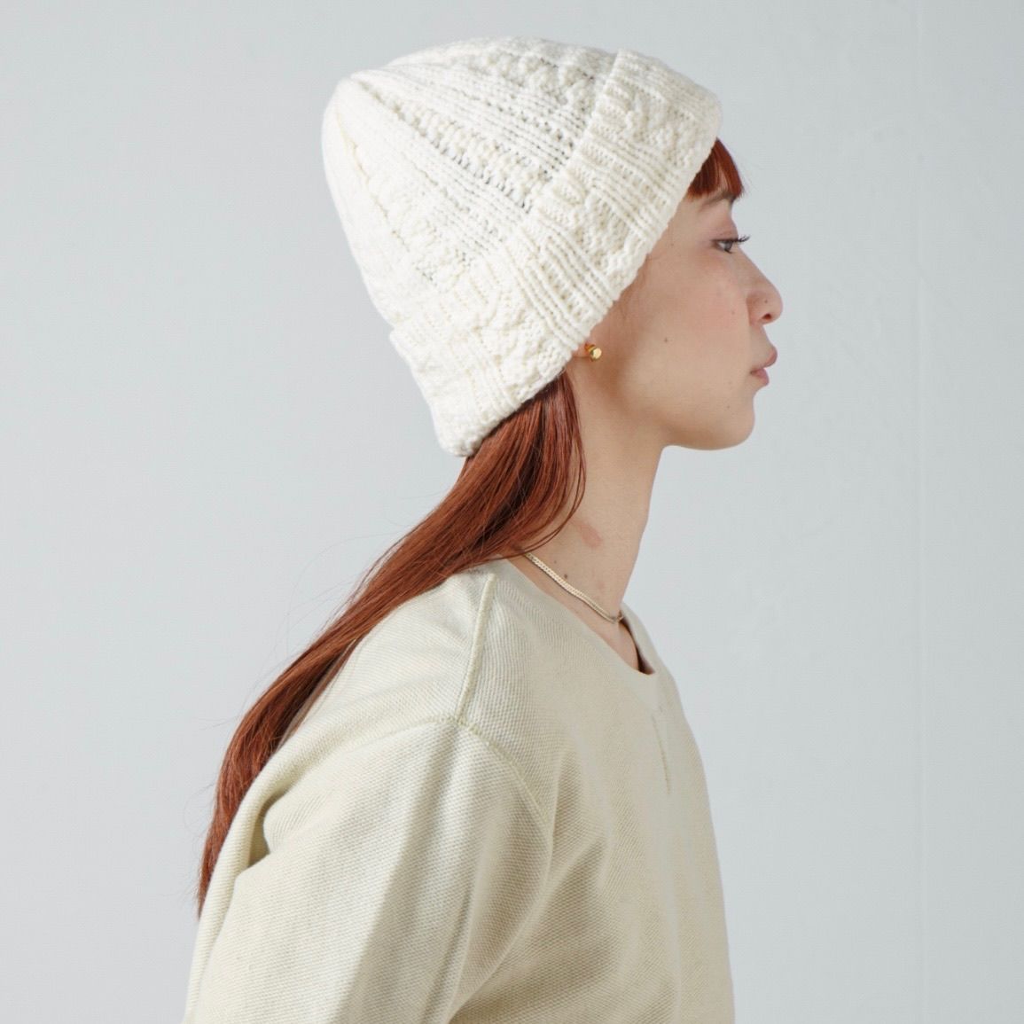 【残り一点】Insideout Cable Knit Cap
