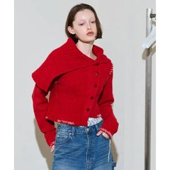 【残り一点】Asymmetry Knit Cardigan