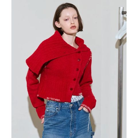 【残り一点】Asymmetry Knit Cardigan