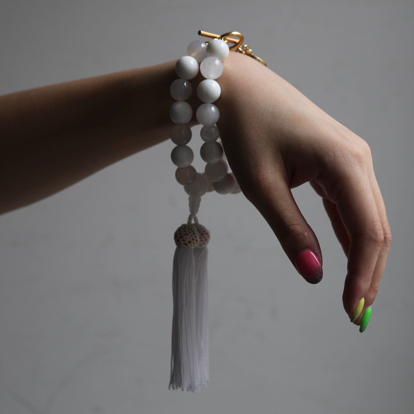 【お取り寄せ注文可能】Double Juzu Bracelet(WHITE)