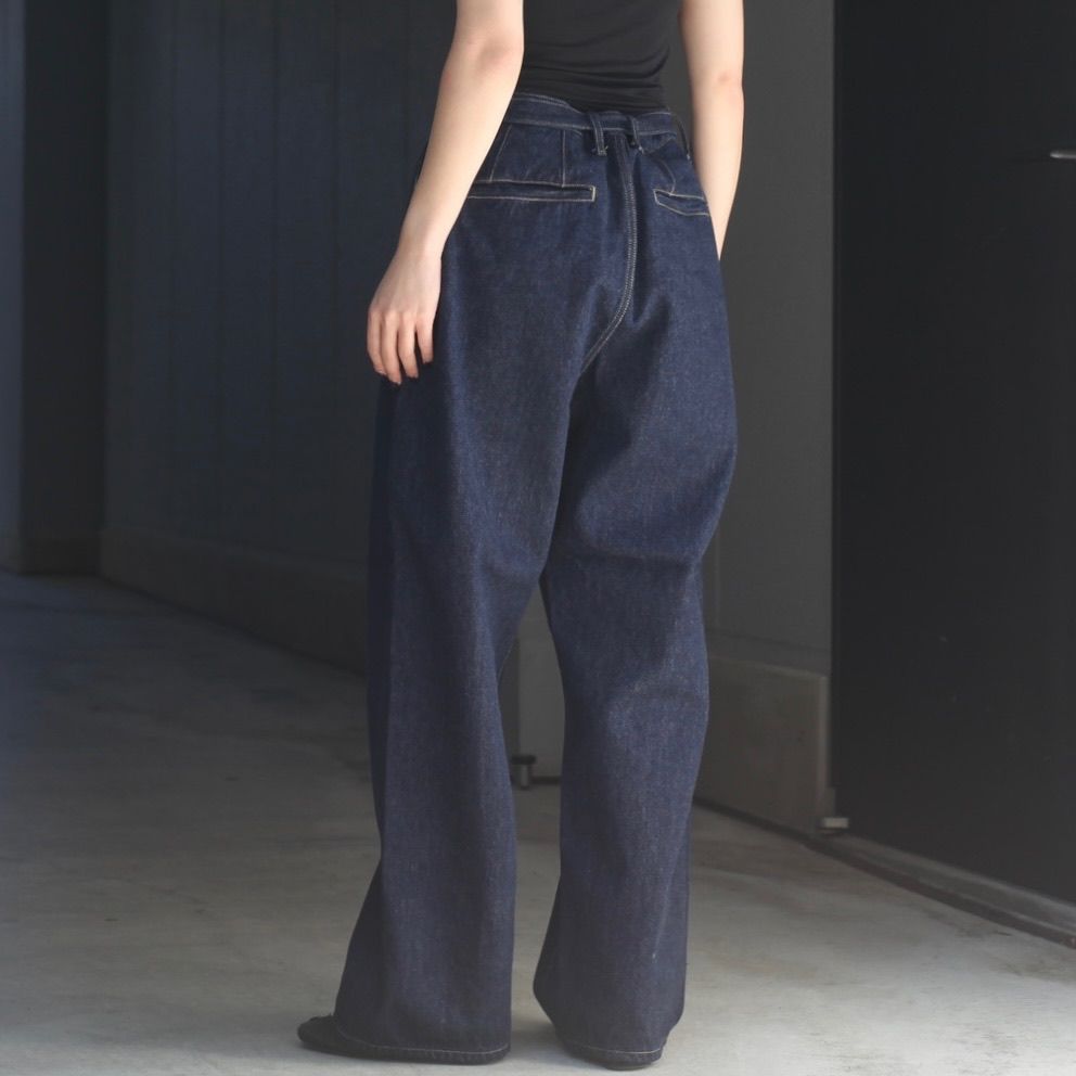 【残り一点】Belted Trousers(ONE WASH)
