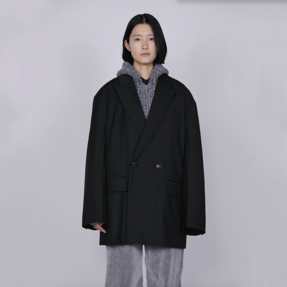 【残り一点】Soft Drop Oversized Double Breasted Jacket