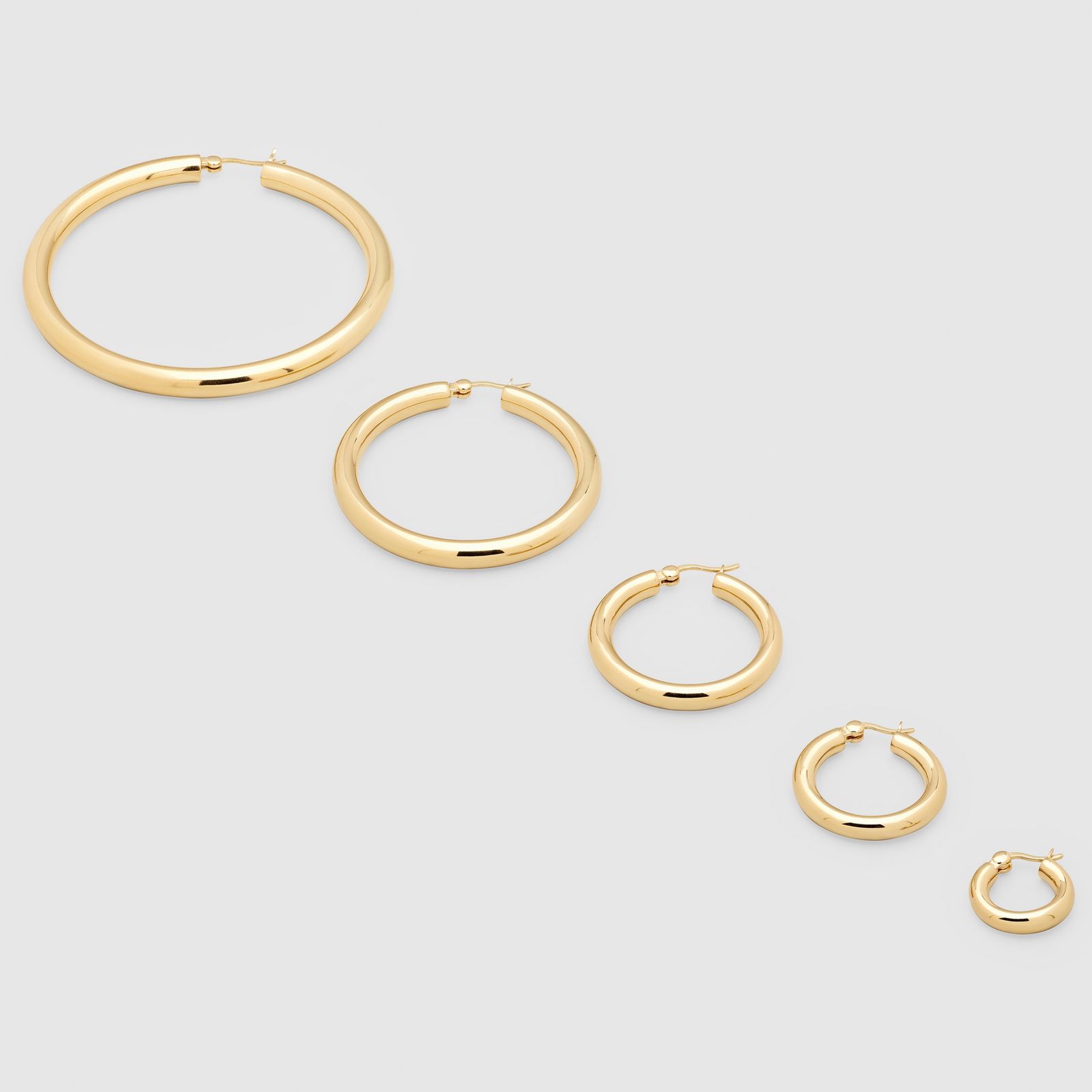 【残り一点】Classic Hoops Thick Medium(GOLD)