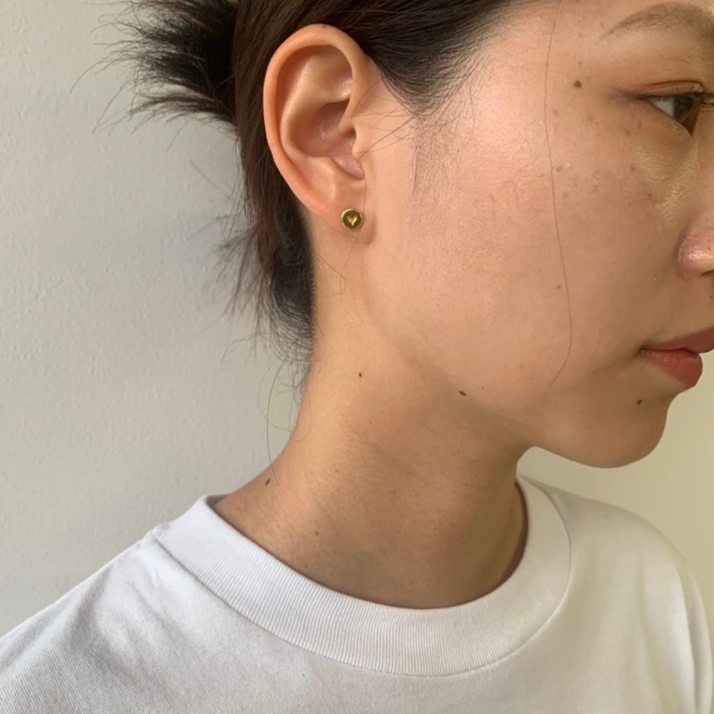 【お取り寄せ注文可能】Teuchi Bird Dot Earrings(両耳用）