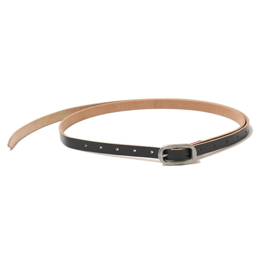 【残り一点】Ovlal Buckle Belt(BLACK×SILVER)