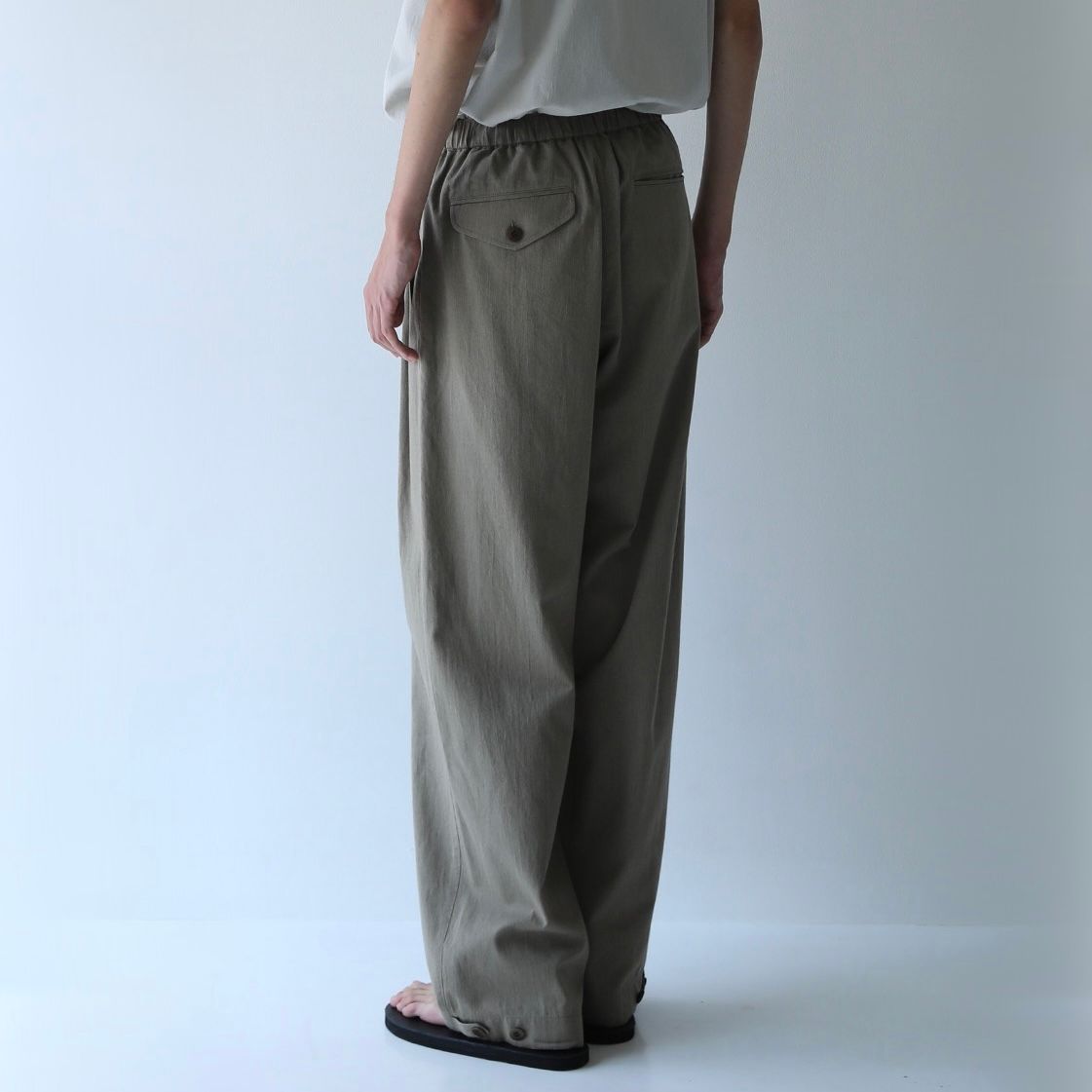 【残り一点】Pique Chambray Easy Pants