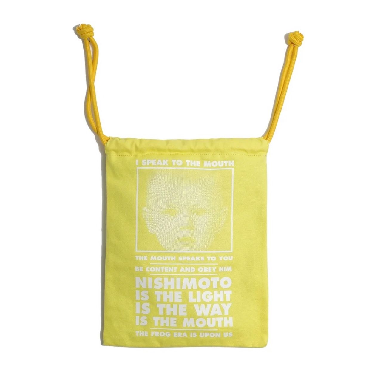 【残り一点】Big Drawstring Bag(YELLOW)