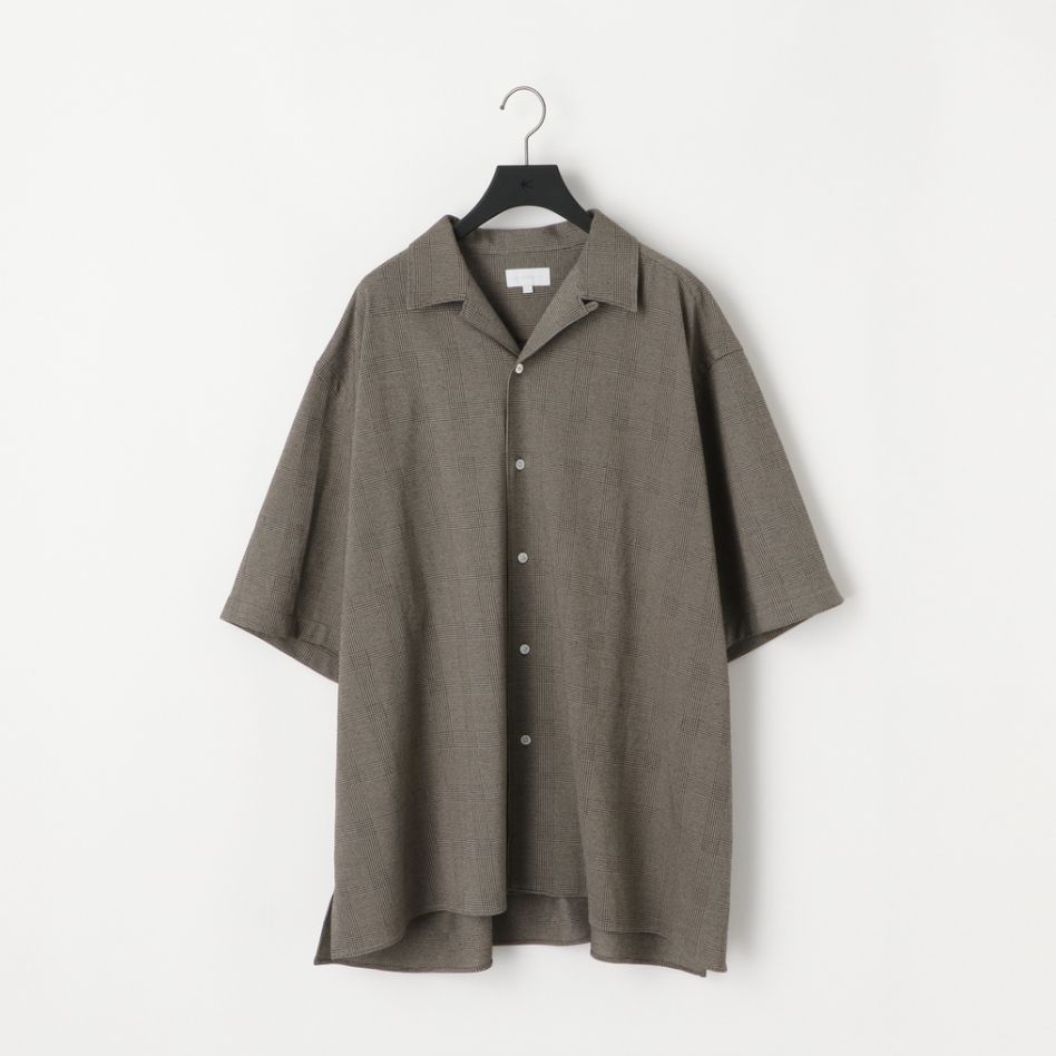 【残り一点】28G Loop Yarn Glen Check Ether Shirt