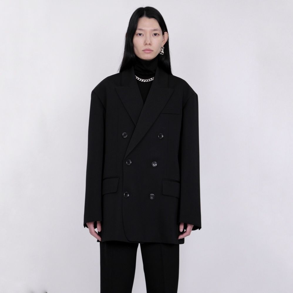 th products - 【残り一点】Oversized Double Breasted Jacket