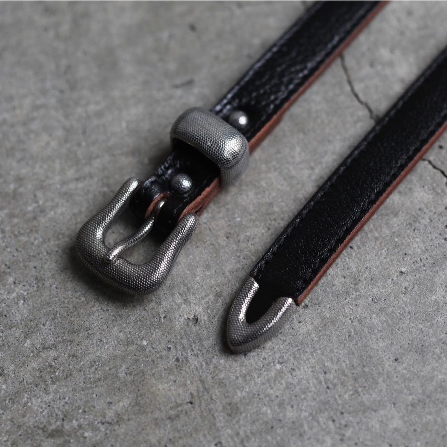 【残り一点】Dotted Western Buckle Belt(SILVER)