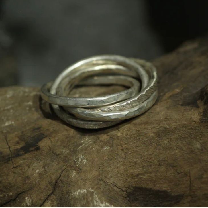 【お取り寄せ注文可能】Quadruple Texture Ring