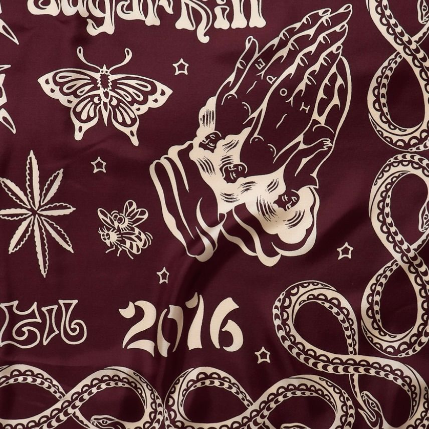 【再販売通知受付可能】Fringe Slik Scarf