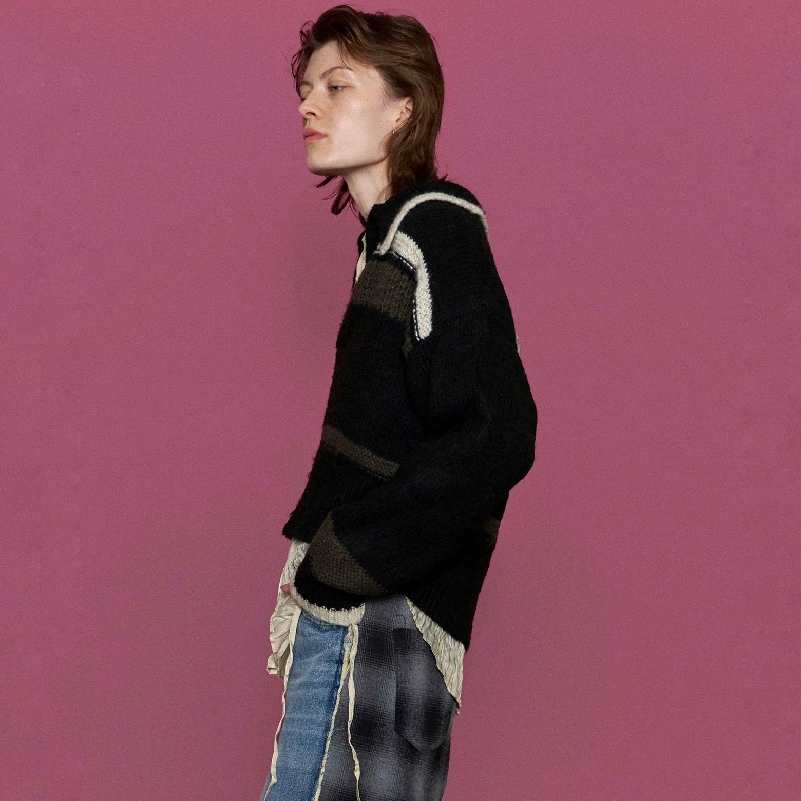 【残り一点】Skipper Short Length Knit Tops