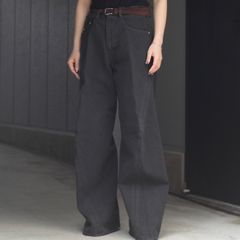 【残り一点】3D Twisted Wide Leg Jeans