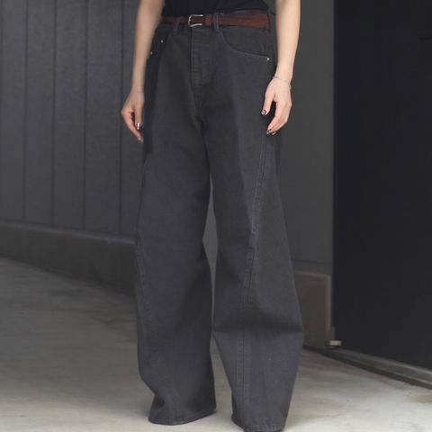 【残り一点】3D Twisted Wide Leg Jeans