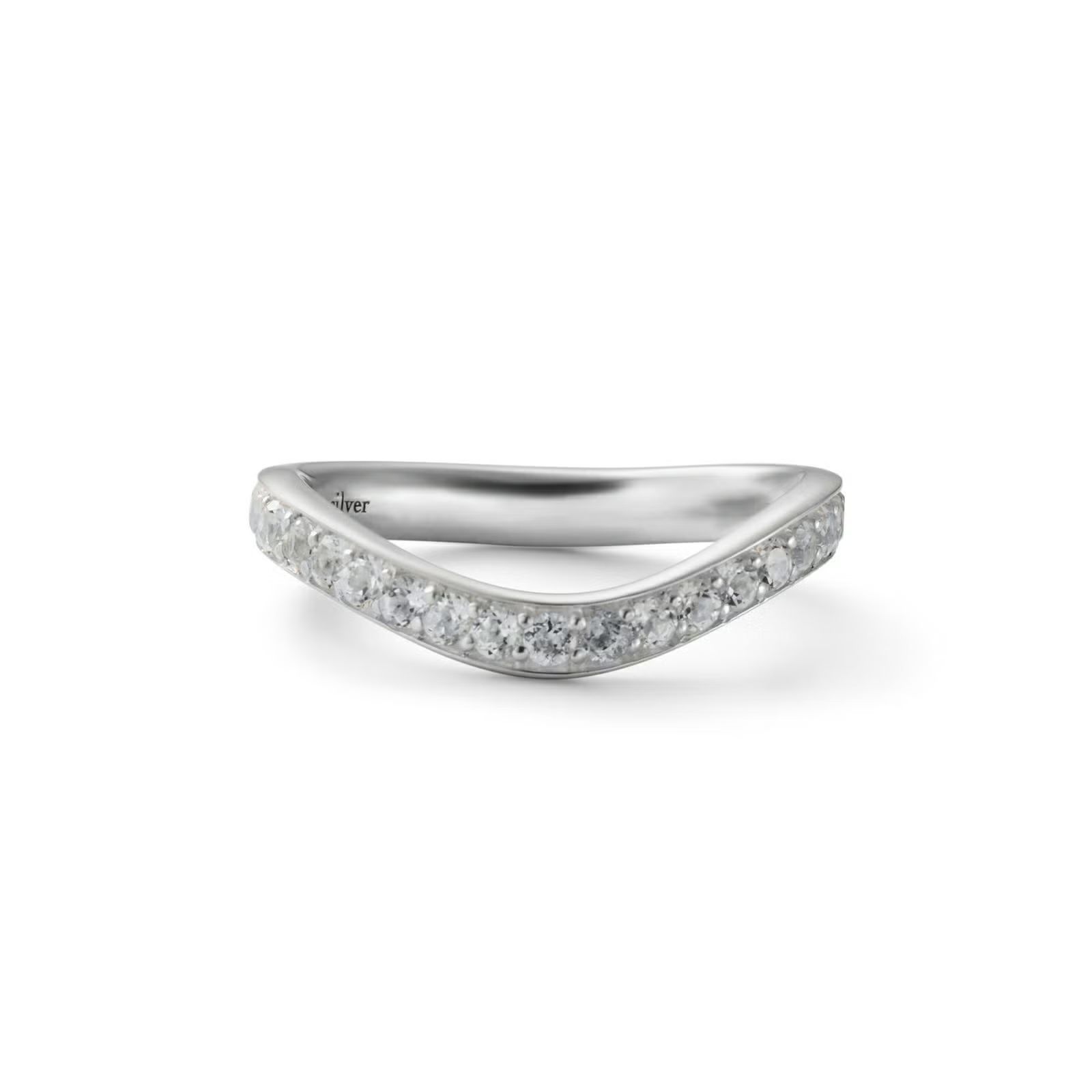 【お取り寄せ注文可能】Curved Eternity Ring