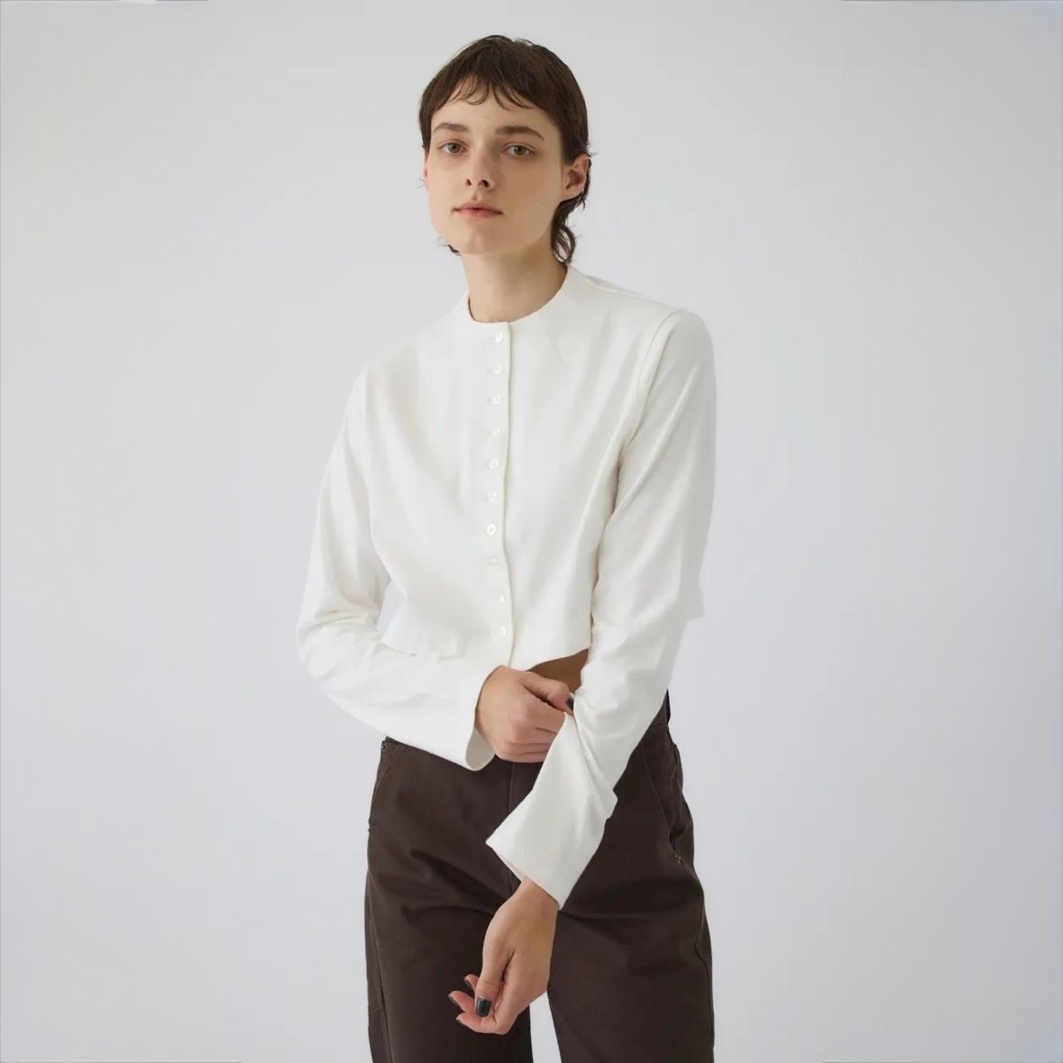 【残り一点】Neck Darts Cut Long T/SH
