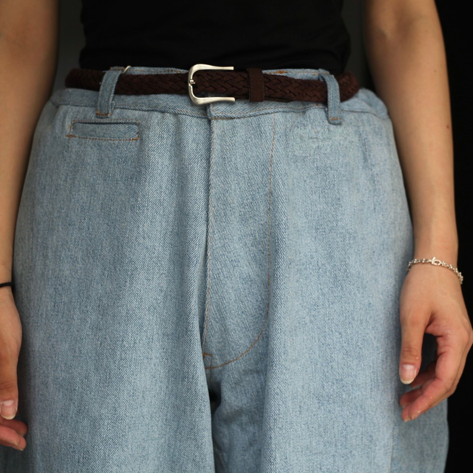 【残り一点】Reconstructed Super Baggy Slacks Denim_2(M)