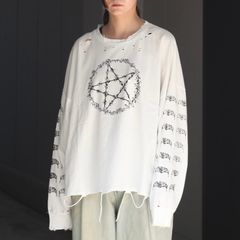 【残り一点】Wire Star Long Sleeve T-Shirt