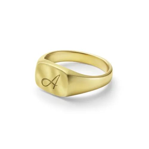 【お取り寄せ注文可能】Signet Ring No.3(K10 YELLOW GOLD)