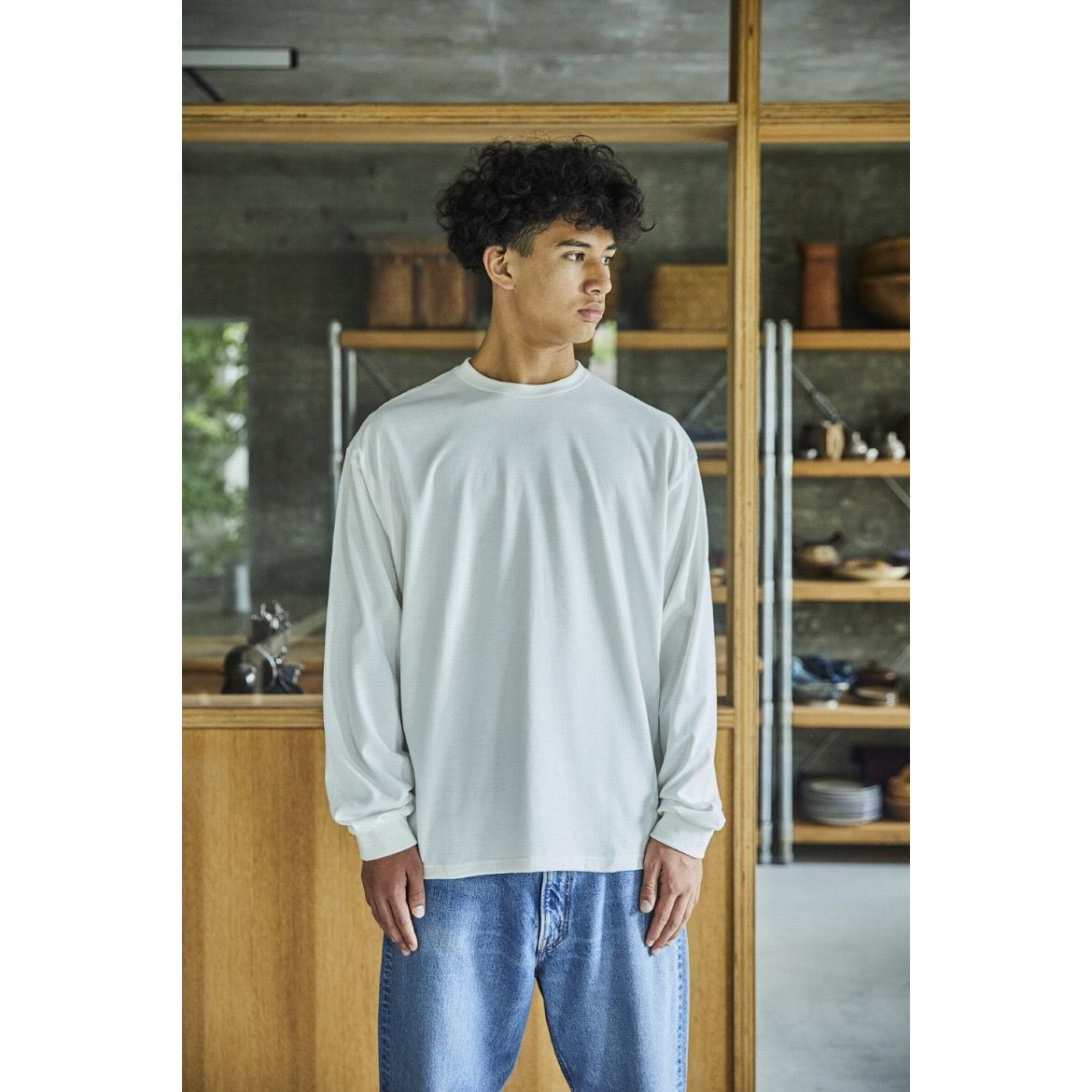 【残り一点】Sturdy Cotton Long Sleeve T-shirt