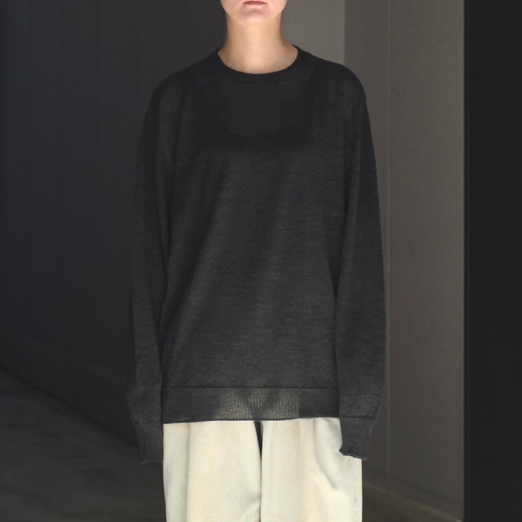 【残り一点】Wholegarment Wool Sheer P/O