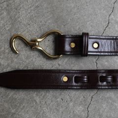 【残りわずか】Hoof Pick Belt(HAVANA×BRASS)