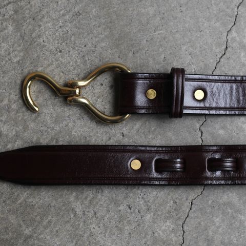 【残りわずか】Hoof Pick Belt(HAVANA×BRASS)