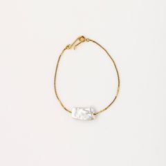 【お取り寄せ注文可能】Square Baroque Pearl Bracelet