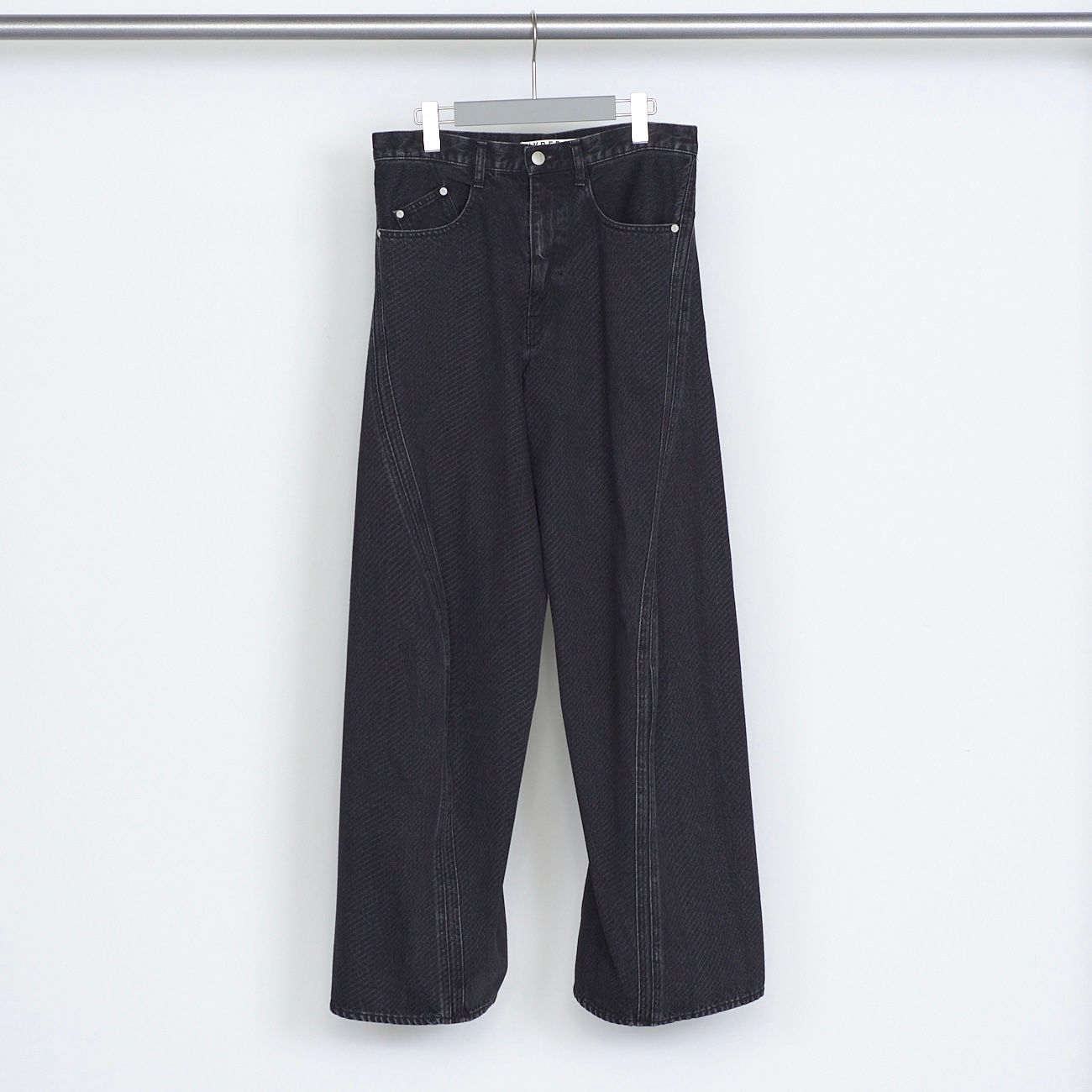 【残り一点】3D Twisted Wide Leg Jeans