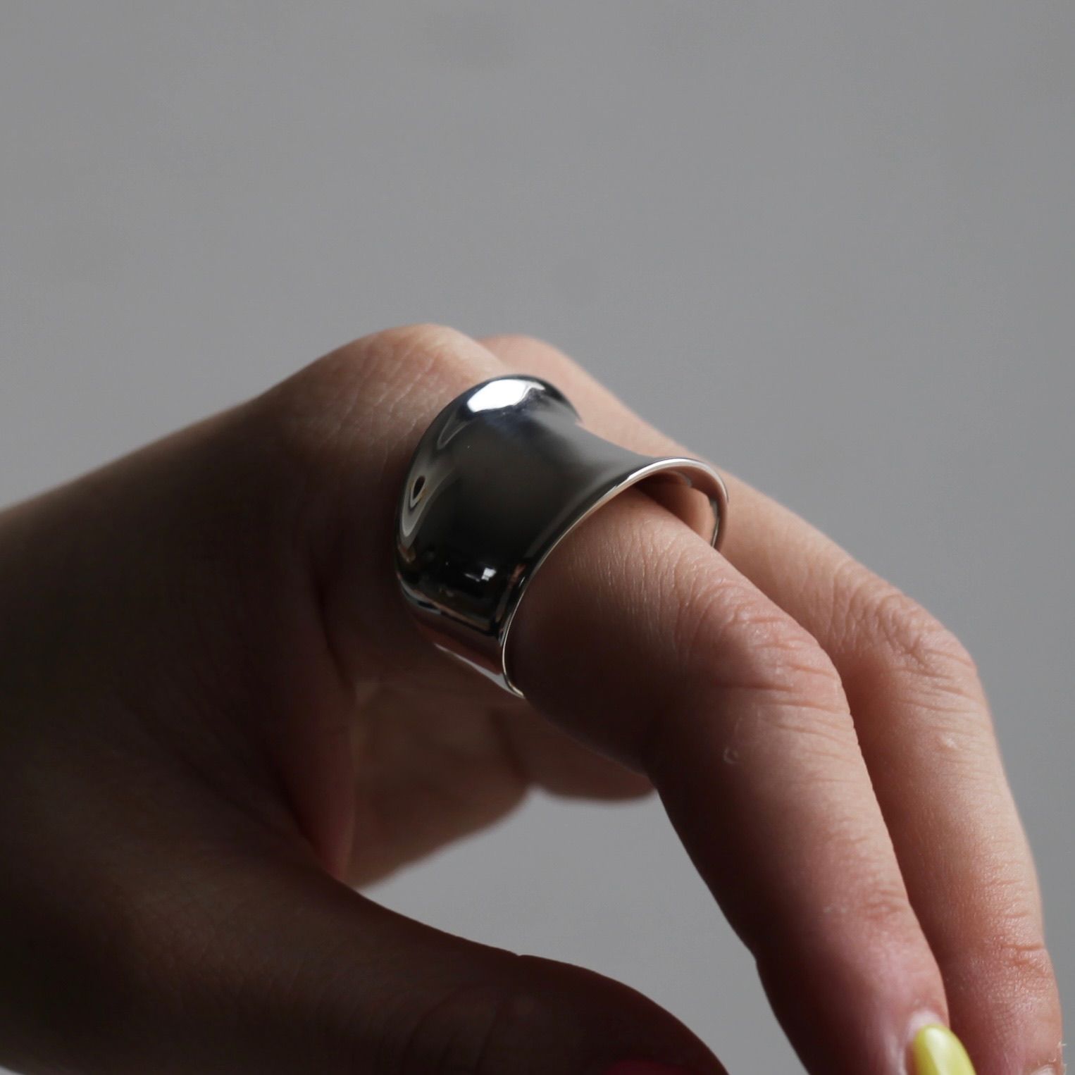 【残り一点】Streamline Ring Large(SILVER)
