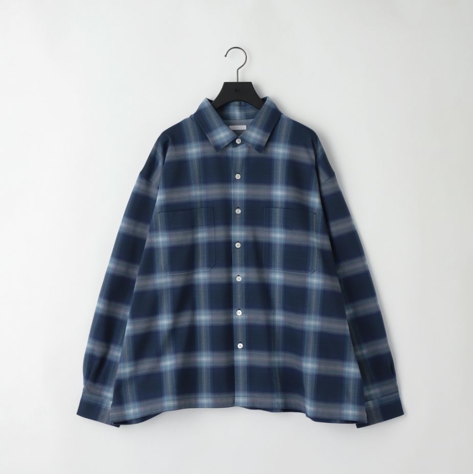 【残り一点】28G Ombre Check Balise Shirt