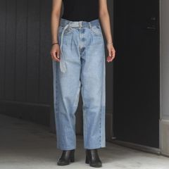 SEEALL - 【残り一点】Reconstructed Belted Baggy Denim_2(M 