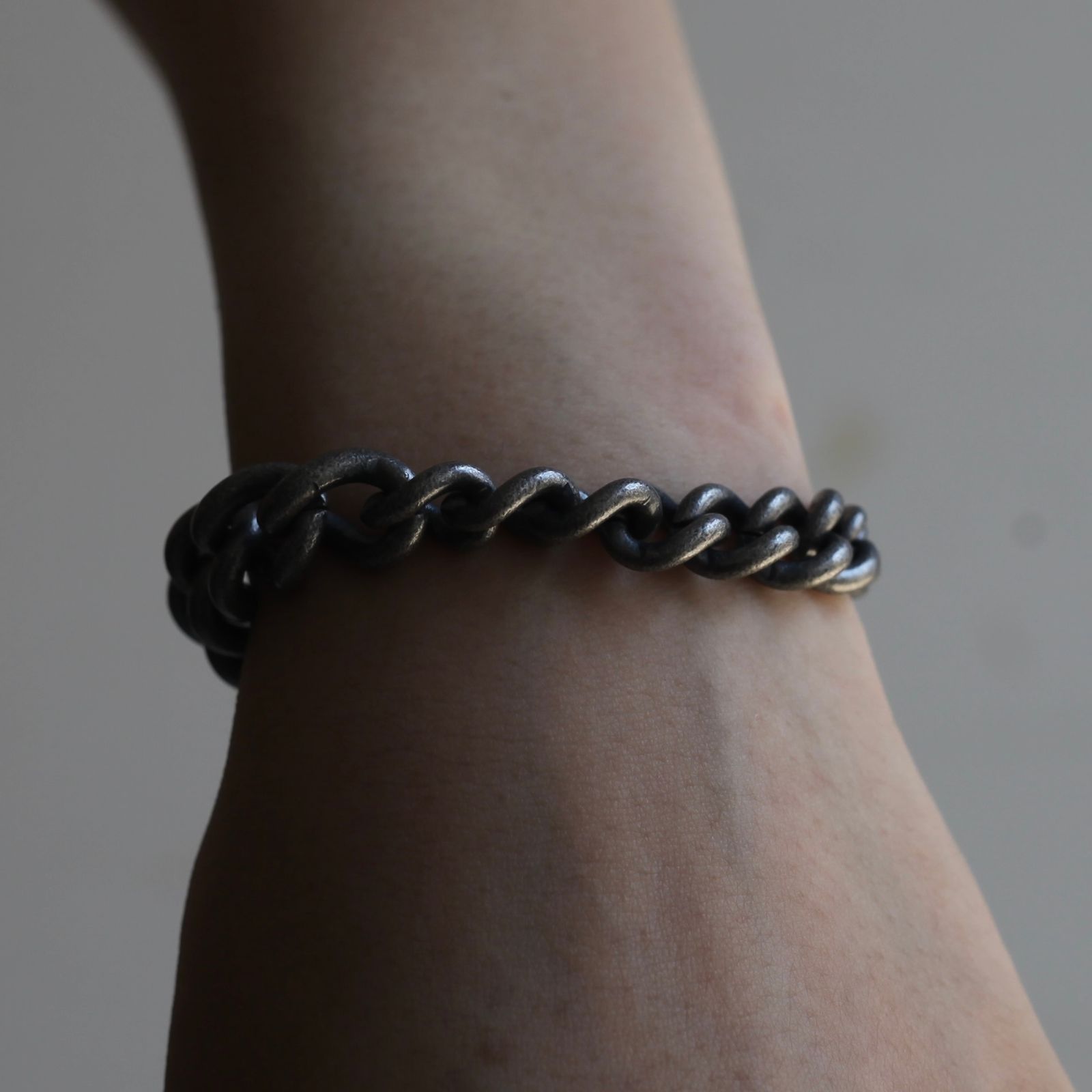 yohji yamamoto ヨウジヤマモト　ground y ブレスレット Ground Y - 【残り一点】Gradation Chain Bracelet(BLACK