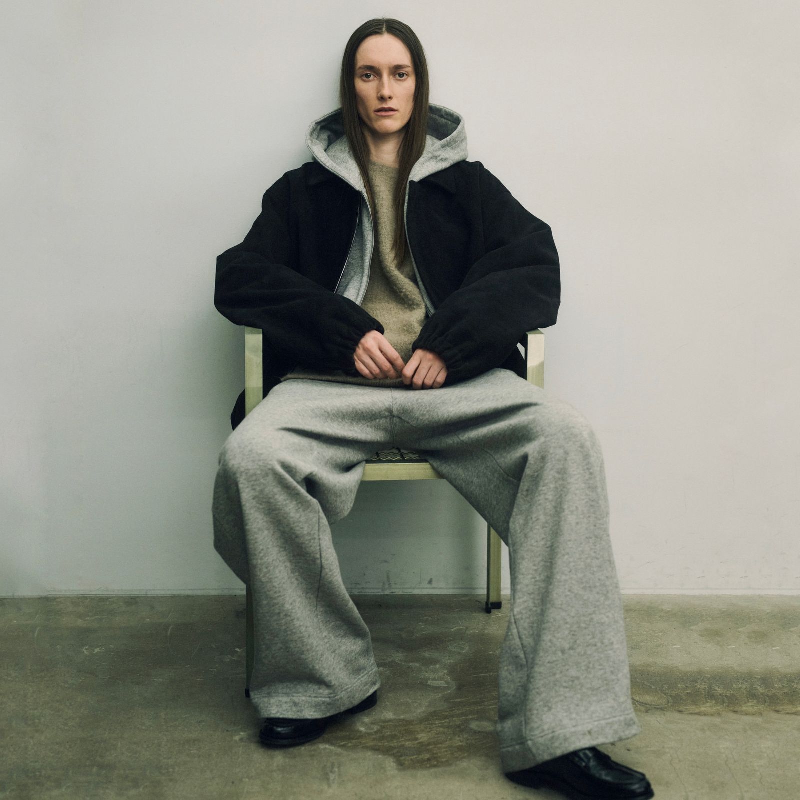 【残り一点】Yak/Cotton Sweat Zip Hoody